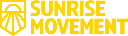 logo sunrise movement yellow